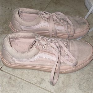 Peach Pink Old Skool Classic Vans